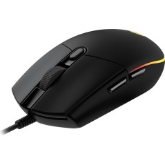 Logitech Gaming Mouse G102 LIGHTSYNC - Optisk, Kabling, Sort - Præcision og Komfort til Gaming 